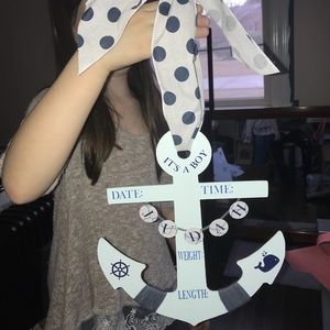 Custom hospital door hanger